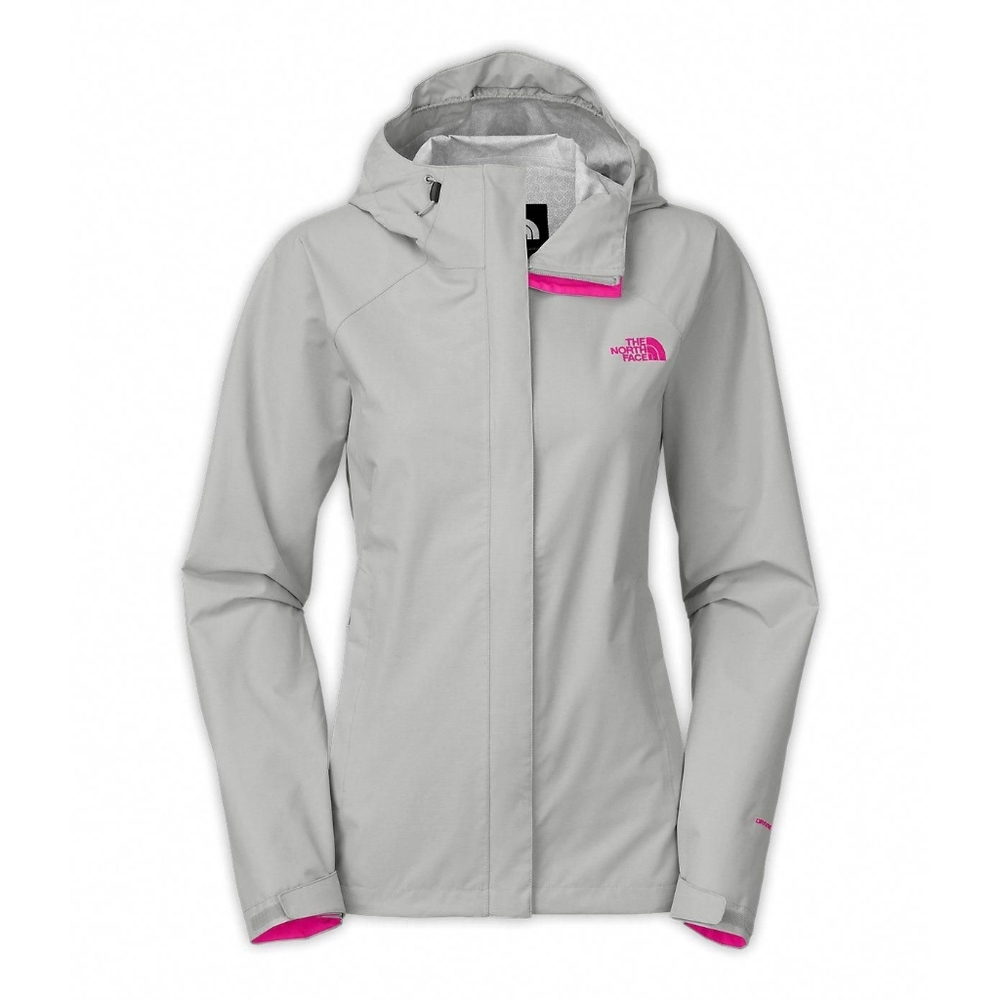 THE NORTH FACE Womens Light Gray Venture Jacket Raincoat Size XS